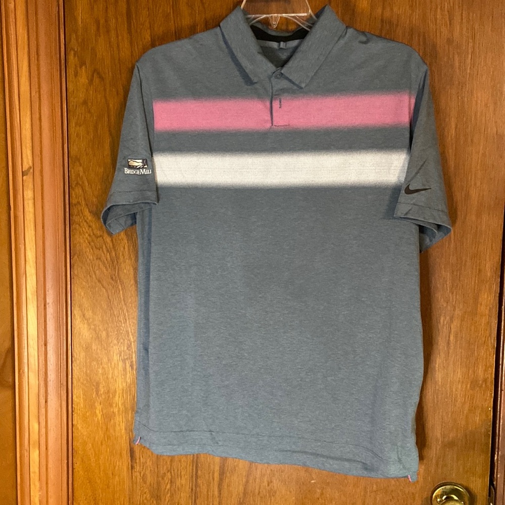 Nike Dri Fit Golf Shirt with Vented Collar